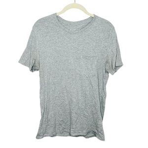 Everlane | Gray Cotton Short Sleeve Chest Pocket Tee Shirt Medium